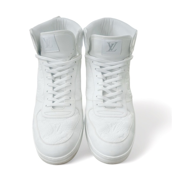 Louis Vuitton Men’s Rivoli Boot Sneaker White Leather US 11.5 - Picture 2 of 9